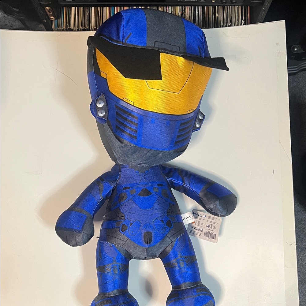 Halo Blue and Gold Stuffed Toy